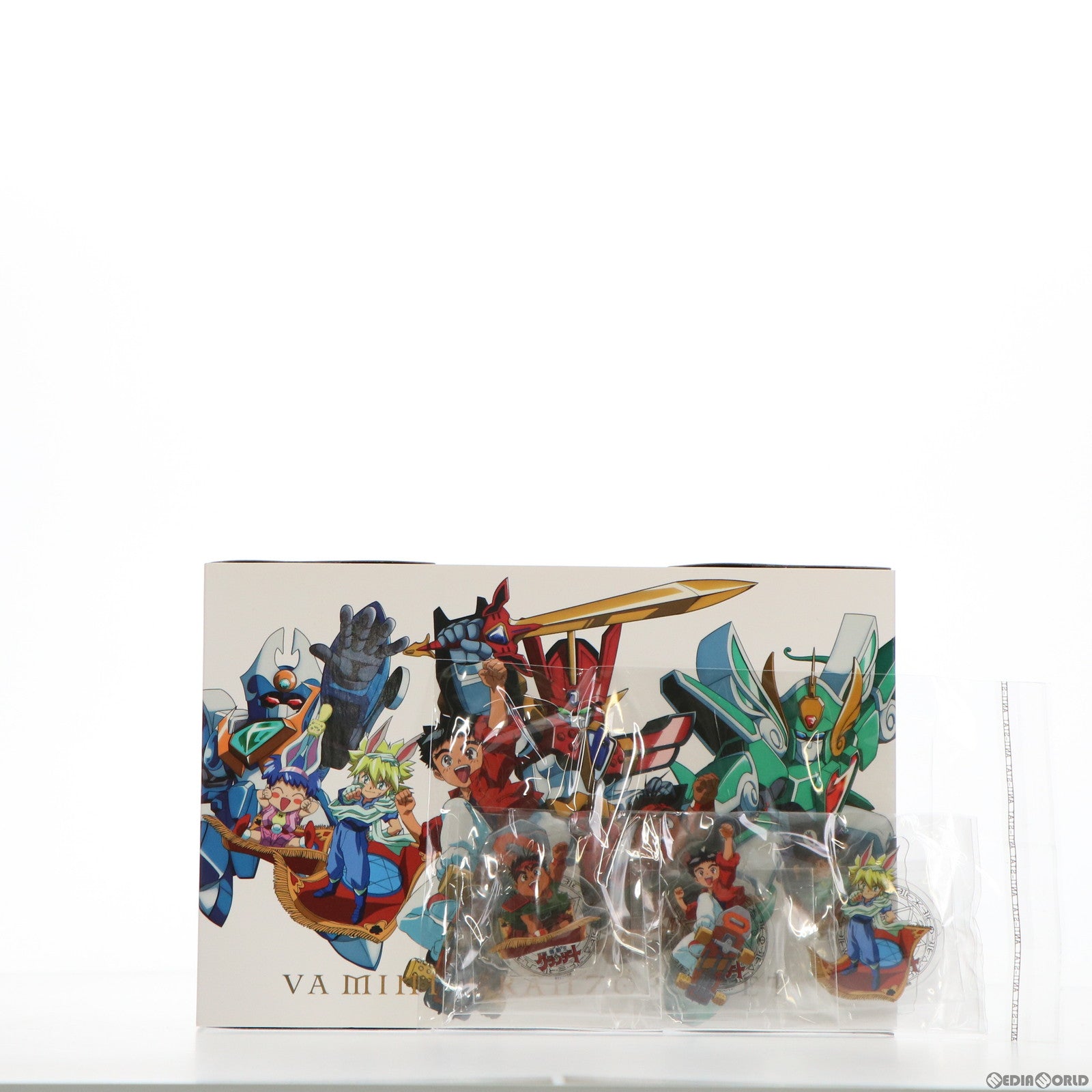 【中古即納】[FIG] プレミアムバンダイ限定特典2種付属 ヴァリアブルアクション MINI 魔動王グランゾート 3体セット 完成品 可動フィギュア メガハウス(20191130)