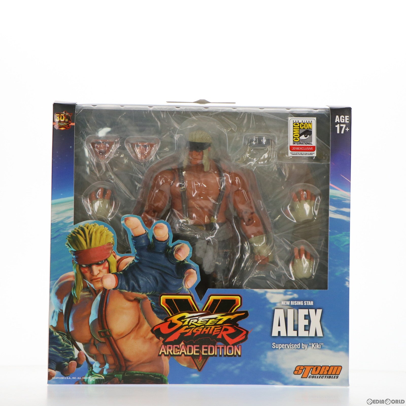 【中古即納】[FIG] SDCC2018限定 アレックス ストリートファイターV 1/12 アクションフィギュア ストームコレクティブルズ(20180701)