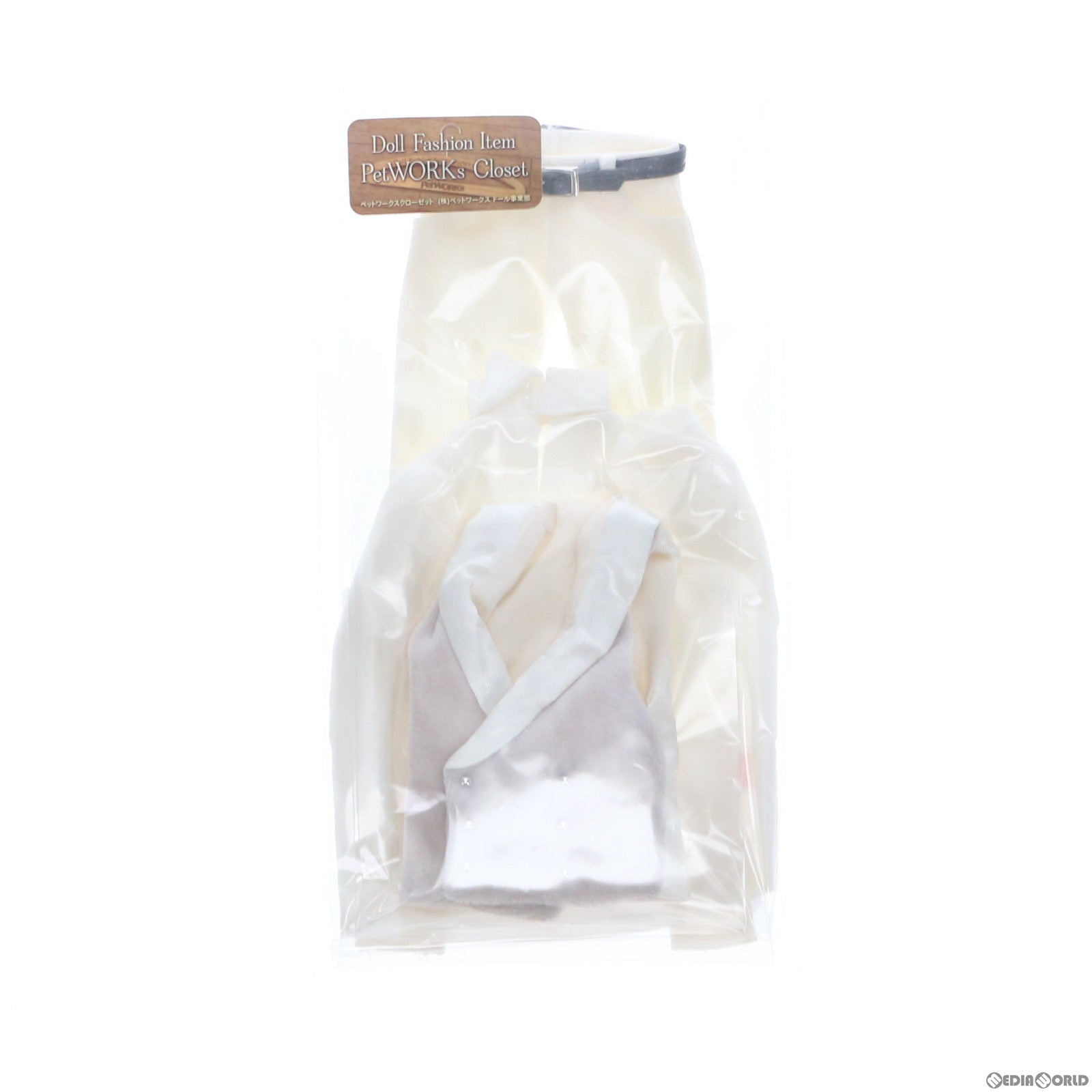 【中古即納】[FIG] 1/6 六分の一男子図鑑用 メンズジレセット(ホワイト) ペットワークスクローゼット ドール用衣装(5521022) ペットワークス(20200331)