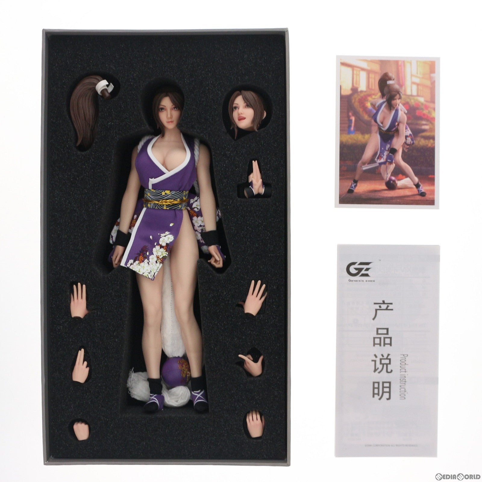 【中古即納】[FIG] 不知火舞(しらぬいまい) 2Pカラー THE KING OF FIGHTERS XIV(ザ・キング・オブ・ファイターズ14) 1/6 アクションフィギュア EMEN(20211231)