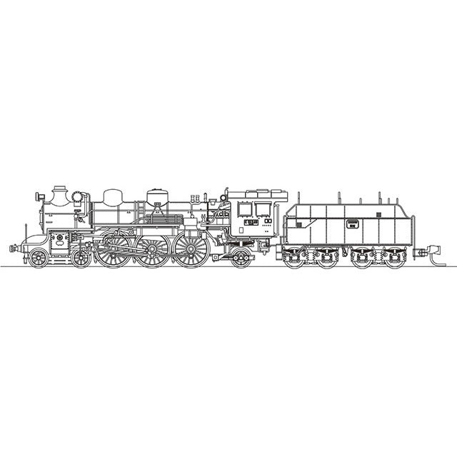 【新品即納】[RWM] 国鉄 C51 248/171号機 「燕」仕様 蒸気機関車 塗装済完成品 Nゲージ 鉄道模型 ワールド工芸(20160220)