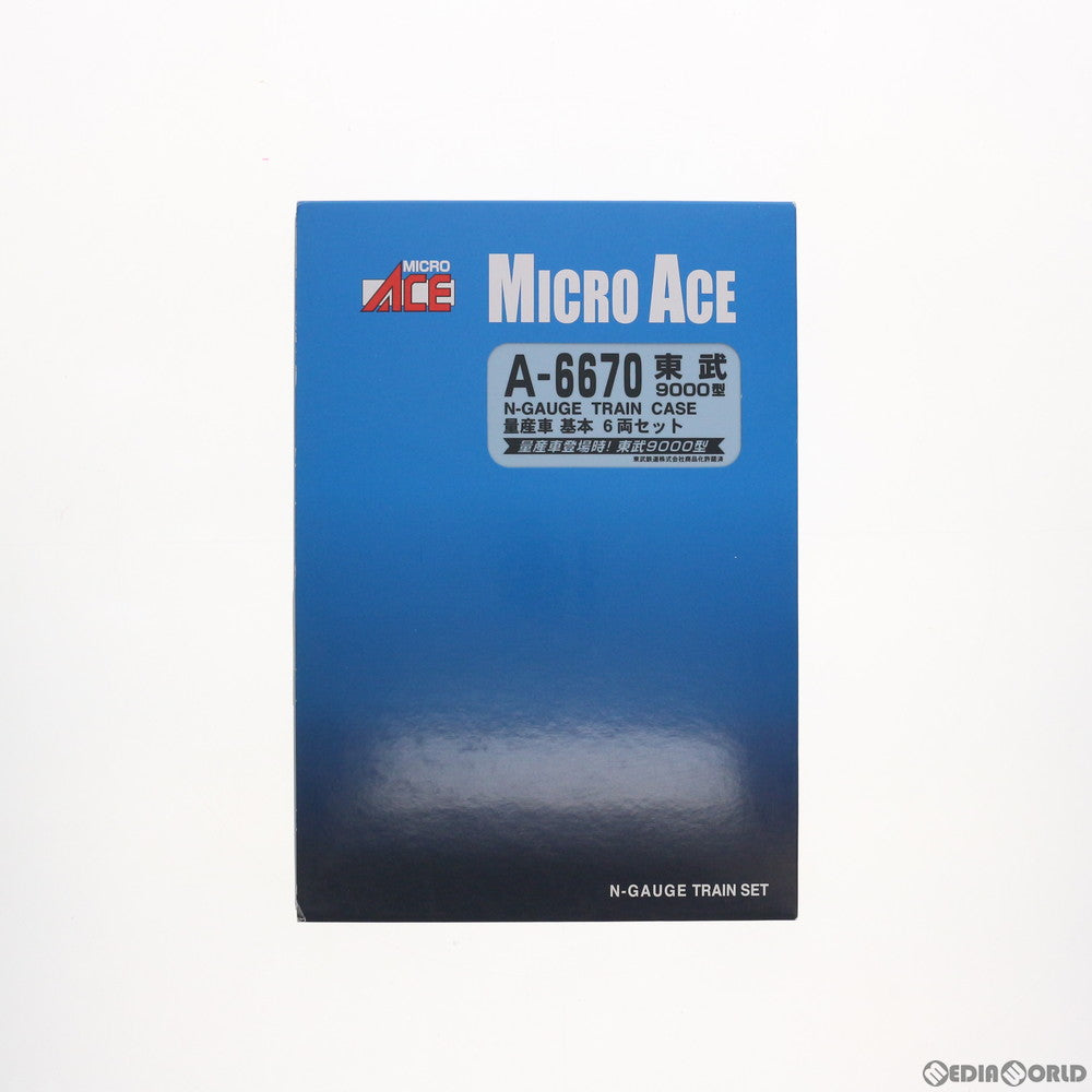 【新品即納】[RWM] A6670 東武9000型・量産車 基本6両セット Nゲージ 鉄道模型 MICRO ACE(マイクロエース) (20151217)