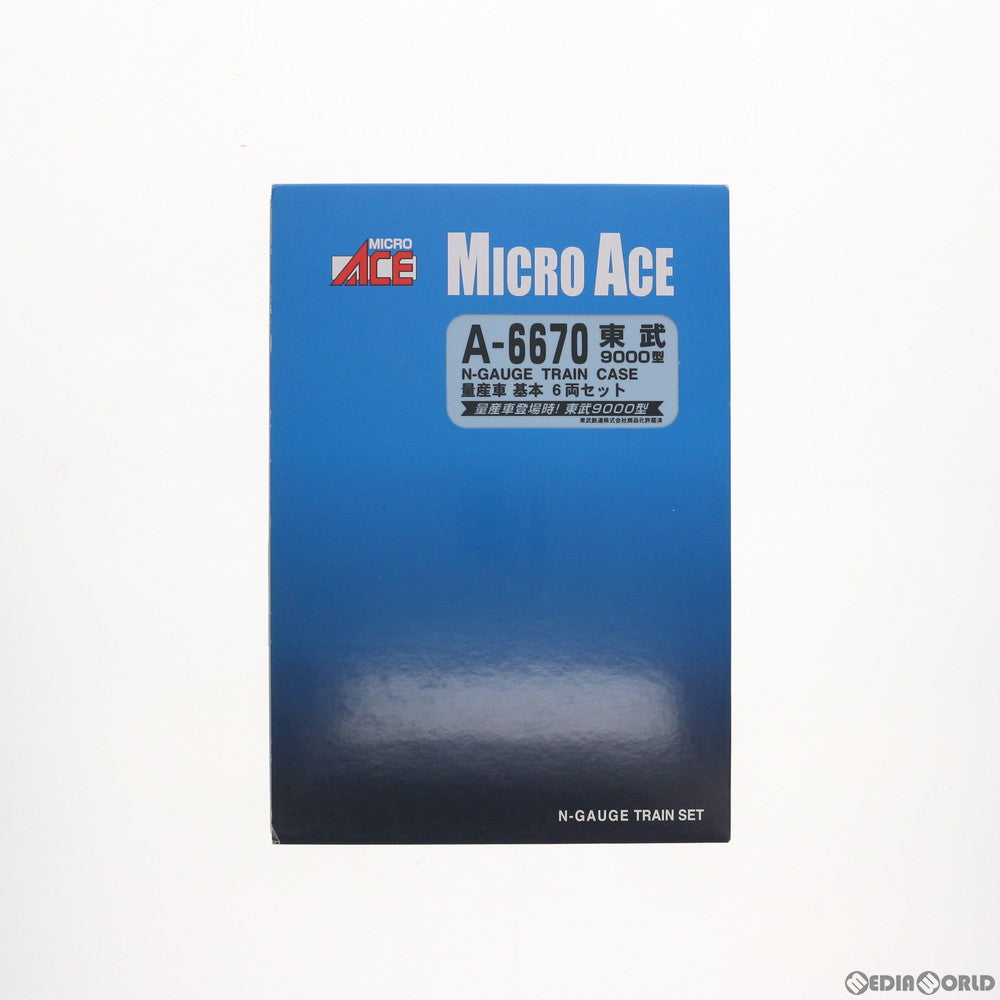 【中古即納】[RWM]A6670 東武9000型・量産車 基本6両セット(動力付き) Nゲージ 鉄道模型 MICRO ACE(マイクロエース)(20151217)