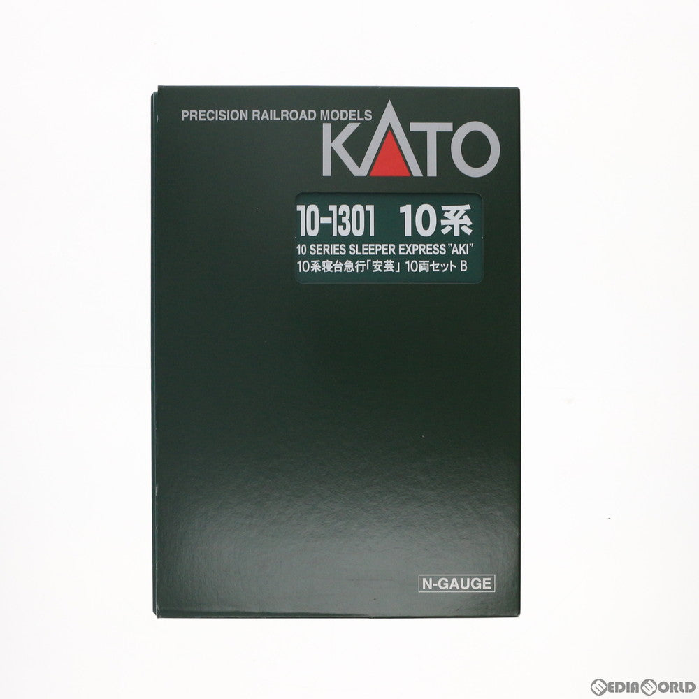 【中古即納】[RWM] 10-1301 10系寝台急行「安芸」 10両セット(動力無し) Nゲージ 鉄道模型 KATO(カトー) (20151223)