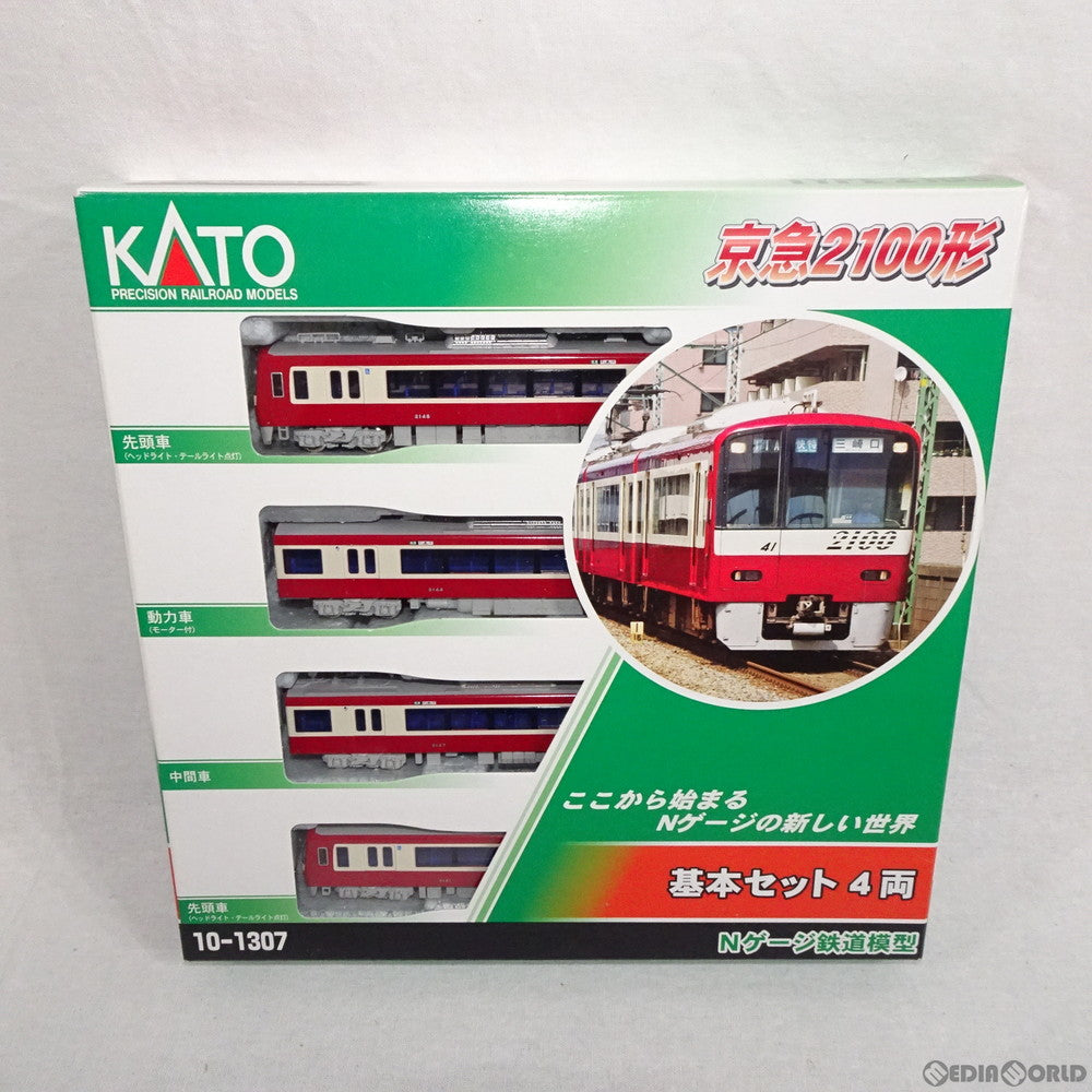 【新品即納】[RWM](再々販)10-1307 京急2100形 基本セット(4両) Nゲージ 鉄道模型 KATO(カトー)(20200130)
