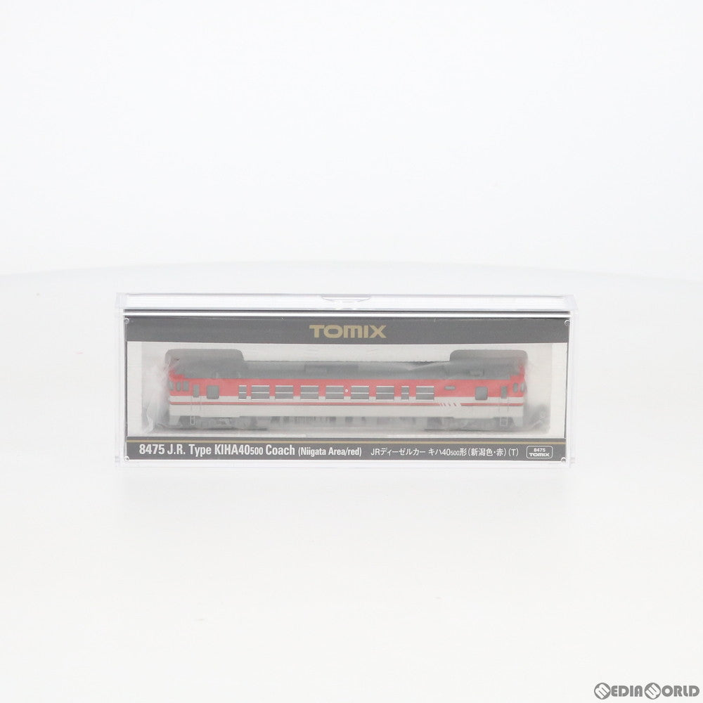 【新品即納】[RWM] (再販) 8475 JRディーゼルカー キハ40 500(新潟色・赤) (T車) Nゲージ 鉄道模型 TOMIX(トミックス) (20191101)