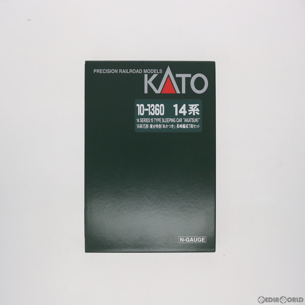 【中古即納】[RWM] 10-1360 14系15形 寝台特急「あかつき」長崎編成 7両セット(動力無し) Nゲージ 鉄道模型 KATO(カトー) (20160831)