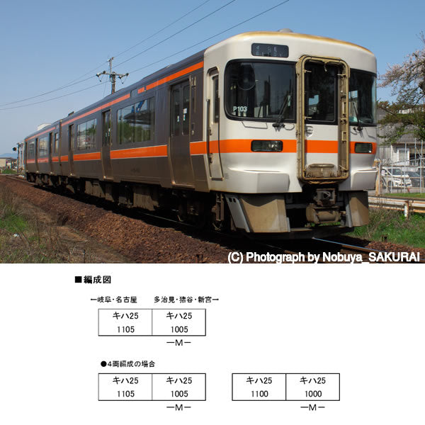【新品即納】[RWM] 10-1371 キハ25形1000番台(高山本線・太多線) 2両セット Nゲージ 鉄道模型 KATO(カトー) (20161101)