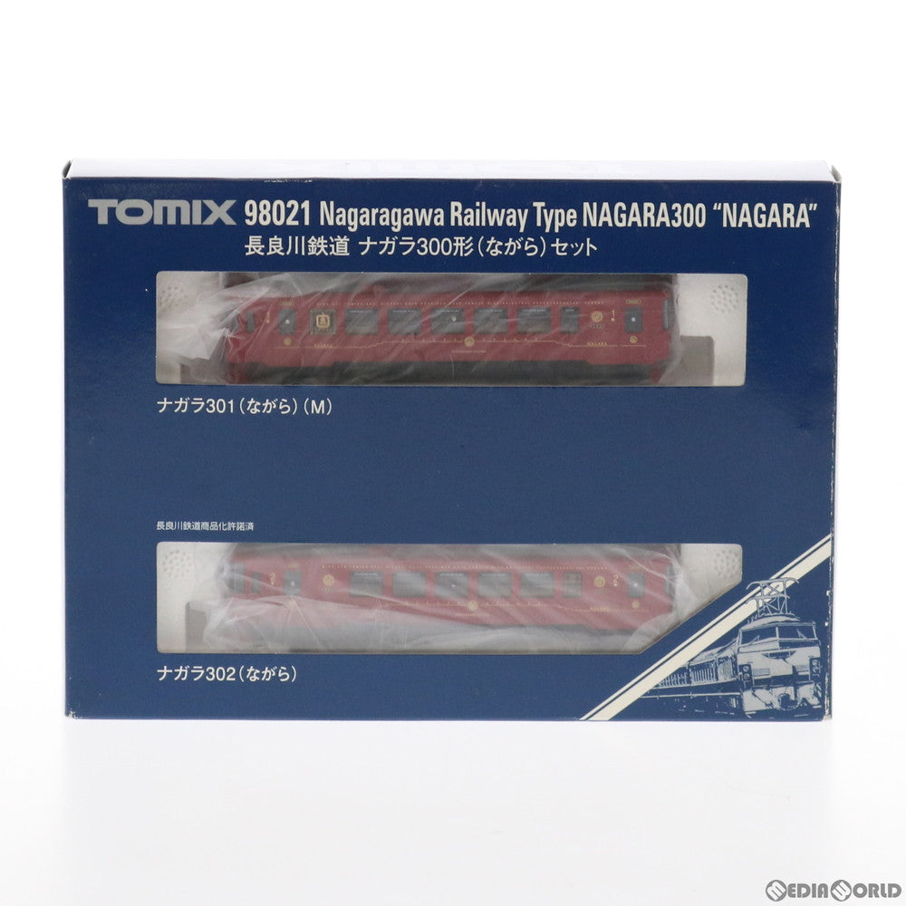 【中古即納】[RWM] 98021 長良川鉄道 ナガラ300形(ながら) セット(2両) (動力付き) Nゲージ 鉄道模型 TOMIX(トミックス) (20170331)