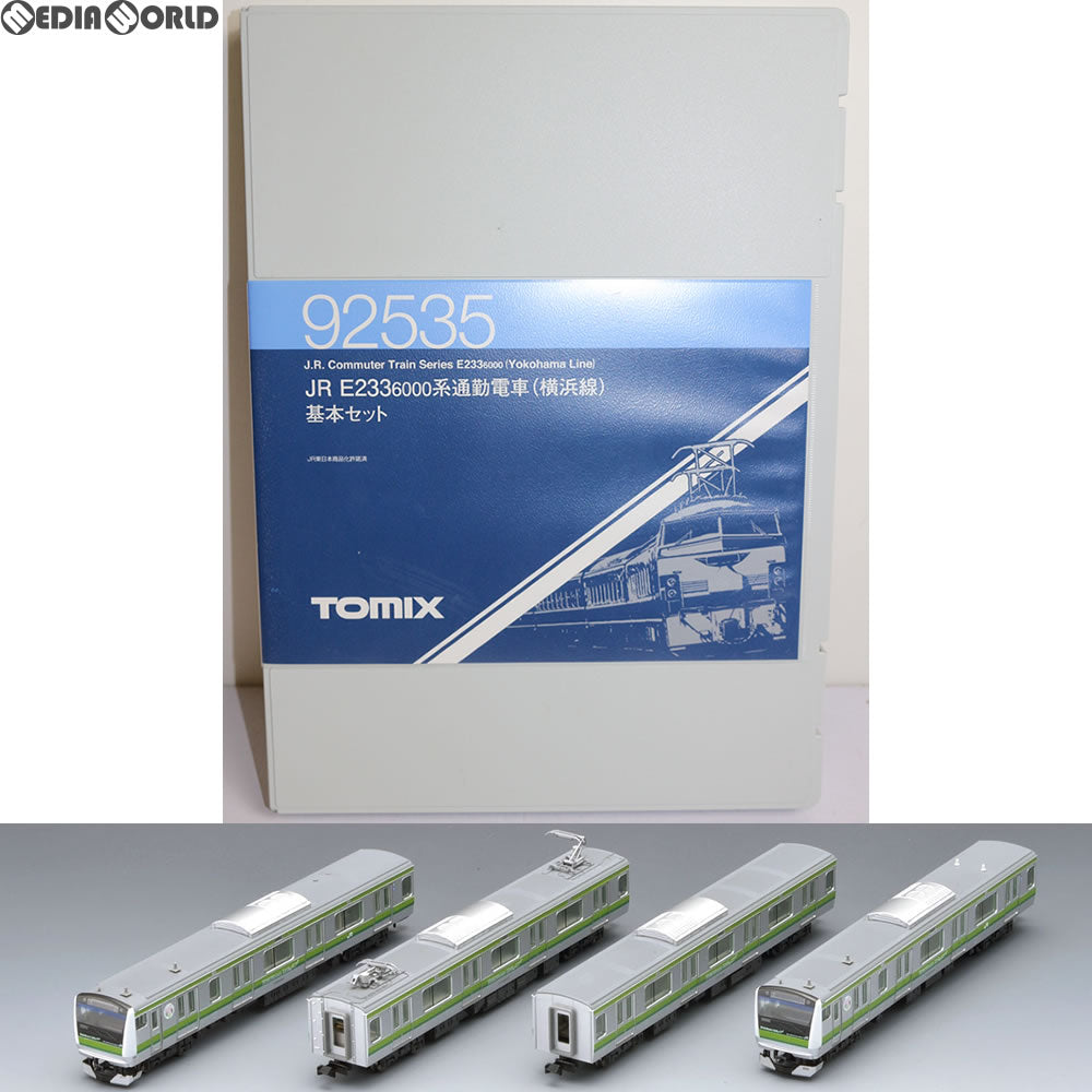 【中古即納】[RWM] 92535 JR E233-6000系通勤電車(横浜線) 基本セット(4両) Nゲージ 鉄道模型 TOMIX(トミックス) (20140625)