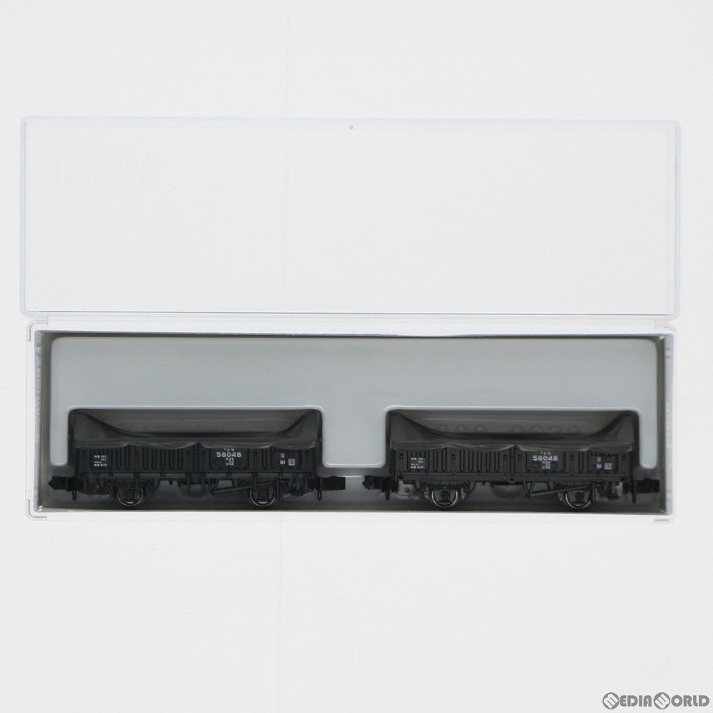 【中古即納】[RWM] 8068 トラ55000(積荷カバー付) (2両入) (動力無し) Nゲージ 鉄道模型 KATO(カトー) (20170428)