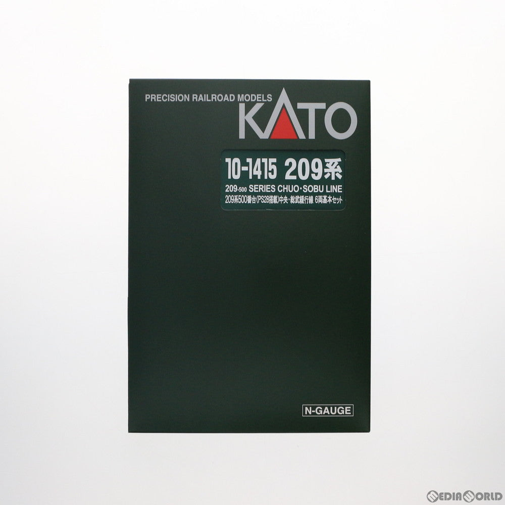 【中古即納】[RWM] 10-1415 209系500番台(PS28搭載) 中央・総武緩行線 6両基本セット(動力付き) Nゲージ 鉄道模型 KATO(カトー) (20170423)