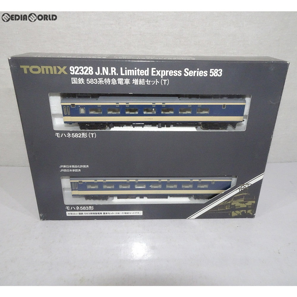 【中古即納】[RWM] (再販) 92328 国鉄 583系特急電車増結セット(T) (2両) Nゲージ 鉄道模型 TOMIX(トミックス) (20170618)