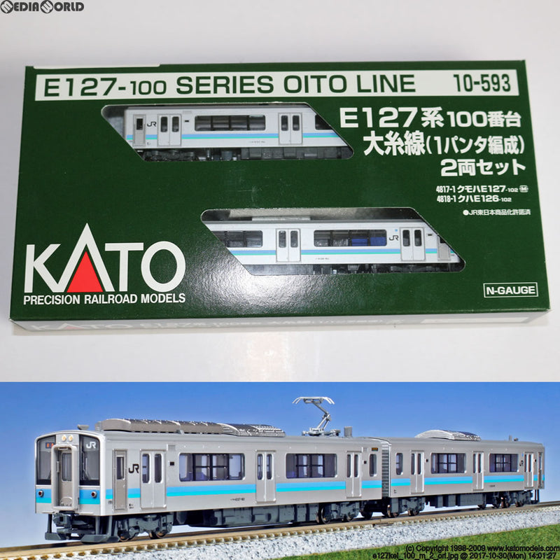素敵な Nゲージ KATO E127系100番台 10-593 新潟色 大糸線 E127系100
