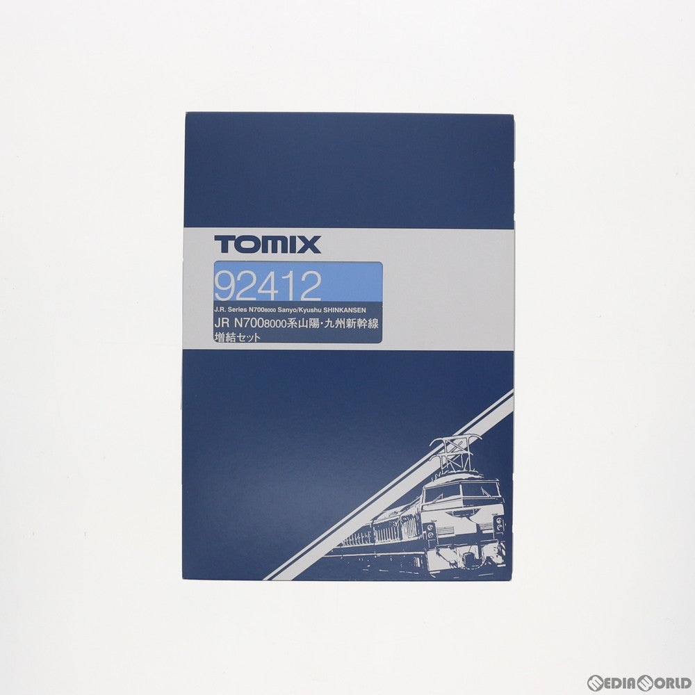 【中古即納】[RWM] 92412 JR N700-8000系山陽・九州新幹線増結セット(5両) (動力無し) Nゲージ 鉄道模型 TOMIX(トミックス) (20170601)