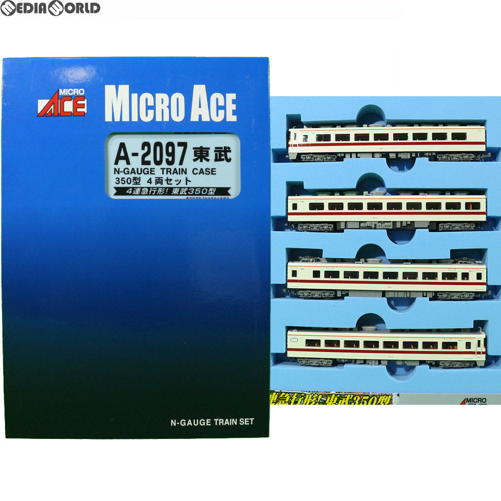 RWM]A2097 東武350型 4両セット Nゲージ 鉄道模型 MICRO ACE