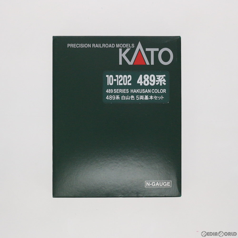 【中古即納】[RWM] (再販) 10-1202 489系白山色 5両基本セット(動力付き) Nゲージ 鉄道模型 KATO(カトー) (20170831)