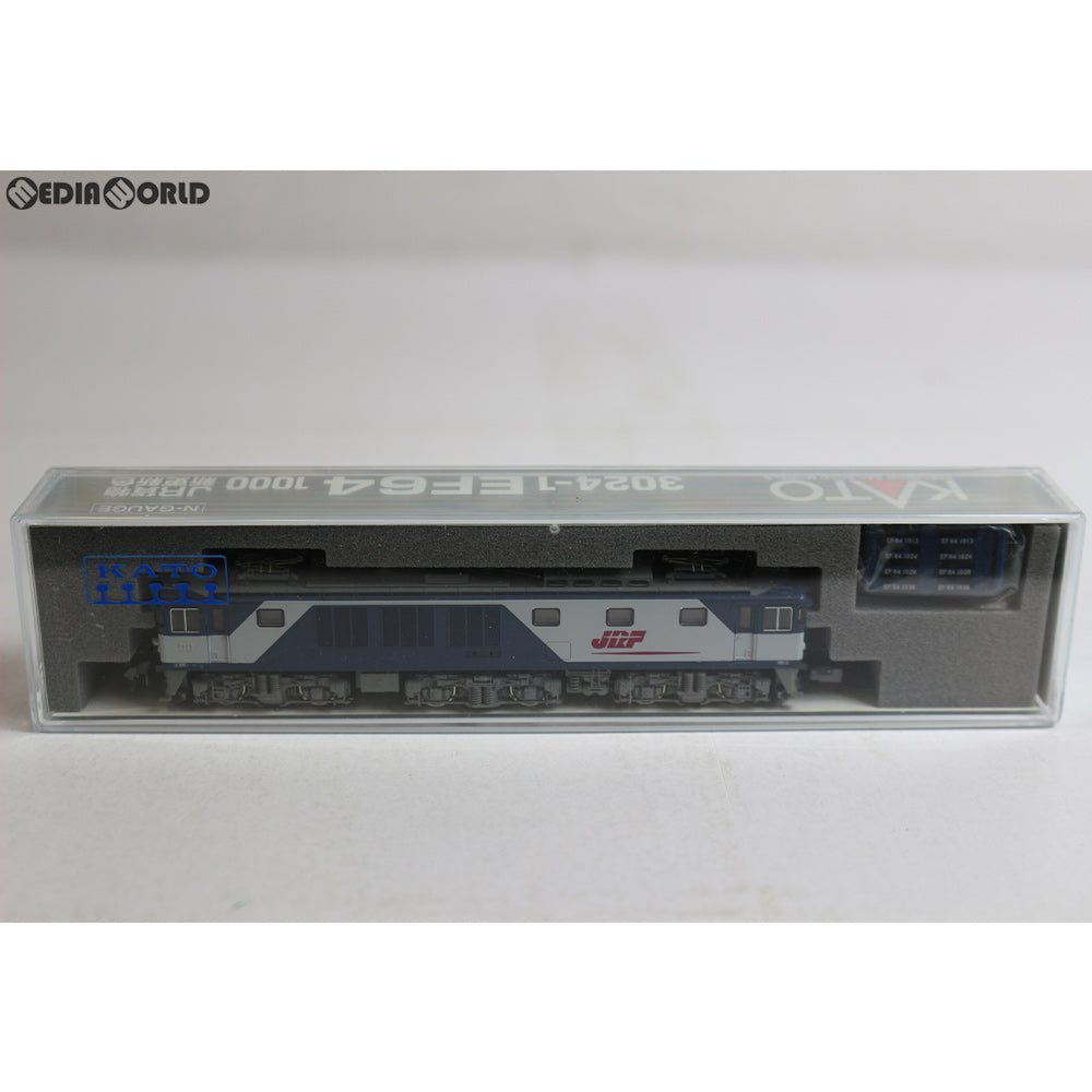【中古即納】[RWM] (再販) 3024-1 EF64-1000 JR貨物新更新色 Nゲージ 鉄道模型 KATO(カトー) (20170826)