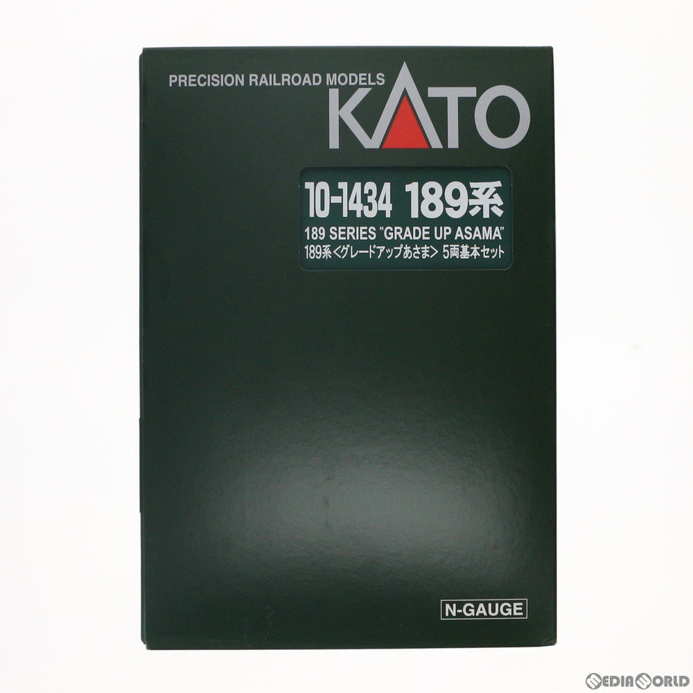 【中古即納】[RWM] 10-1434 189系 グレードアップあさま 5両基本セット(動力付き) Nゲージ 鉄道模型 KATO(カトー) (20171118)