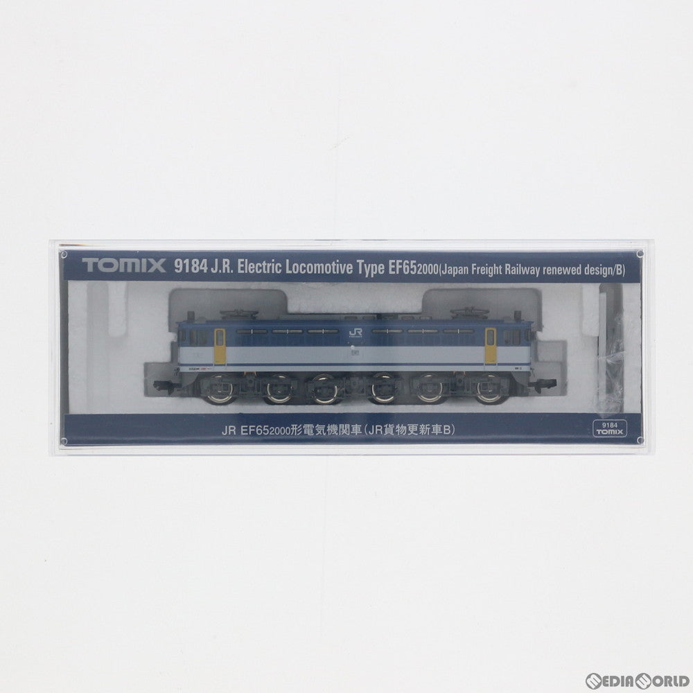 【中古即納】[RWM] 9184 JR EF65-2000形電気機関車(JR貨物更新車B) (動力付き) Nゲージ 鉄道模型 TOMIX(トミックス) (20170924)