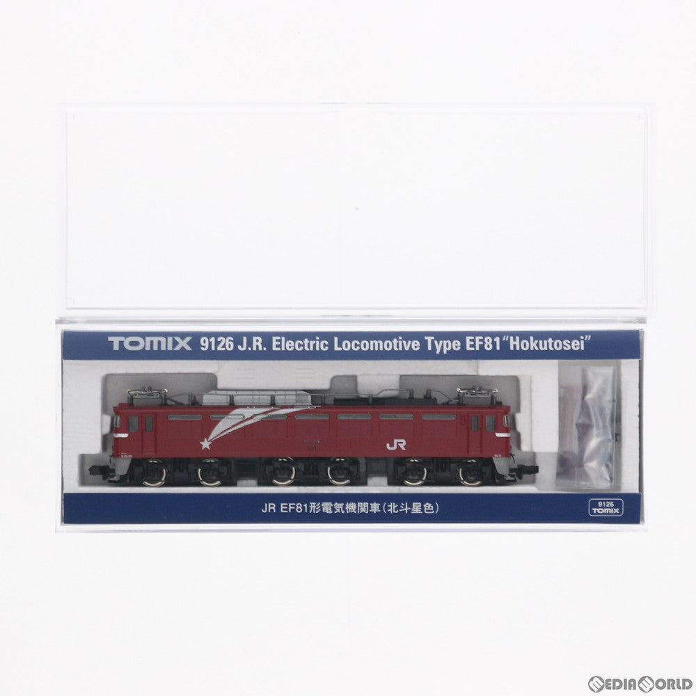 【中古即納】[RWM] 9126 JR EF81形電気機関車(北斗星色) (動力付き) Nゲージ 鉄道模型 TOMIX(トミックス) (20190301)