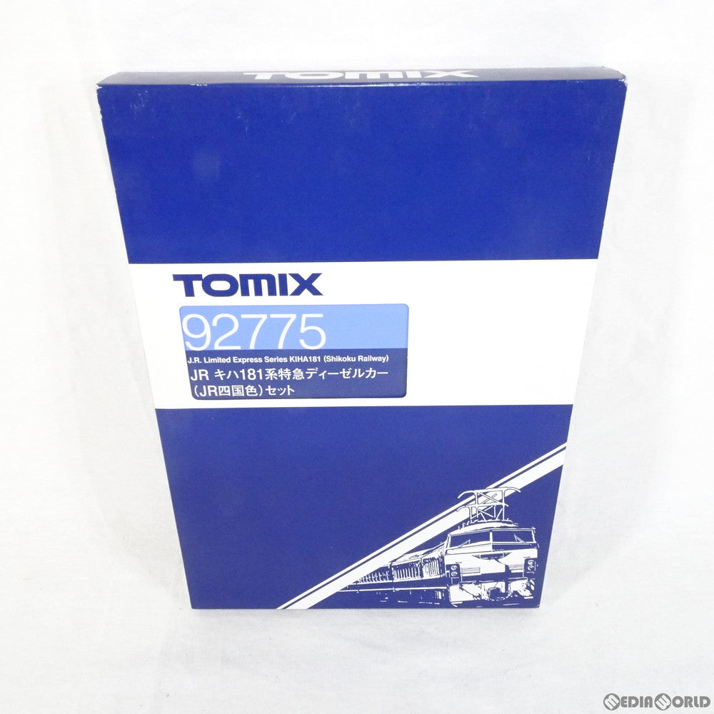 【中古即納】[RWM] 92775 JR キハ181系特急ディーゼルカー(JR四国色) セット(6両) Nゲージ 鉄道模型 TOMIX(トミックス) (20180415)
