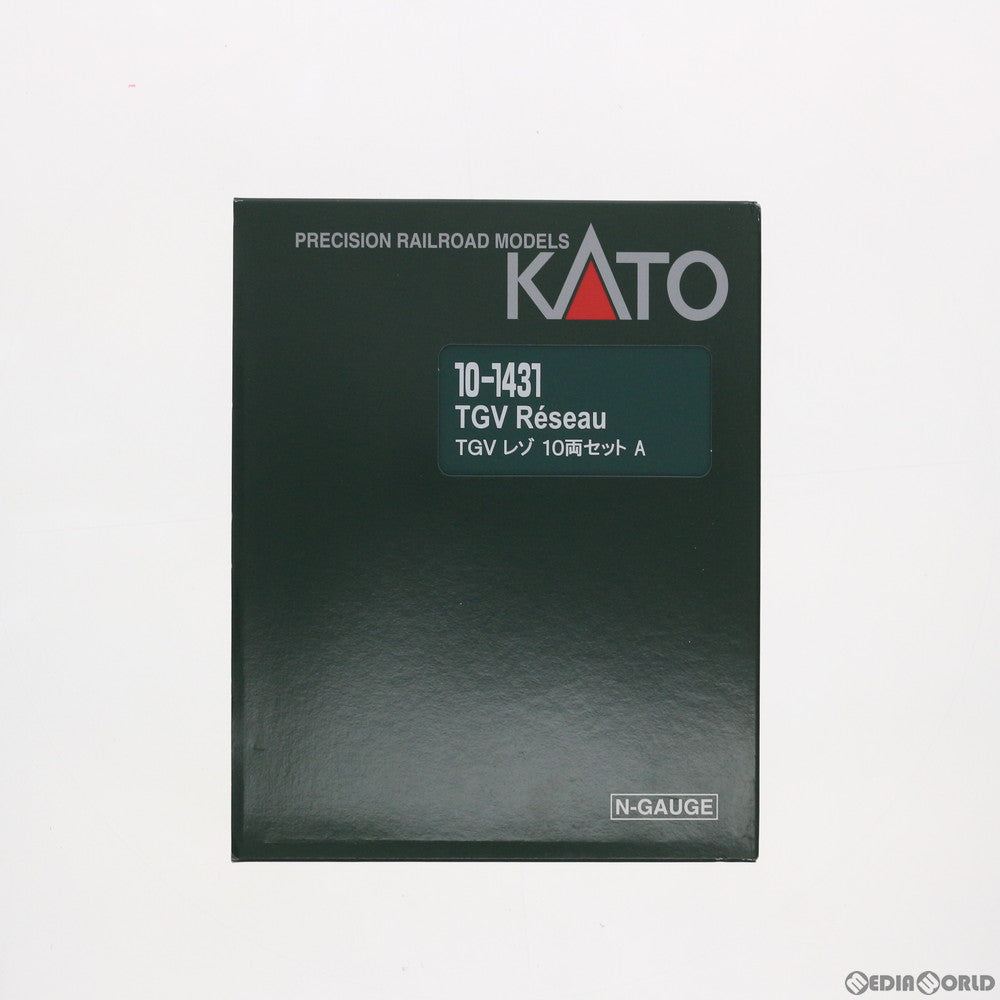 【中古即納】[RWM] 10-1431 TGV Reseau(レゾ) 10両セット(動力付き) Nゲージ 鉄道模型 KATO(カトー) (20180322)