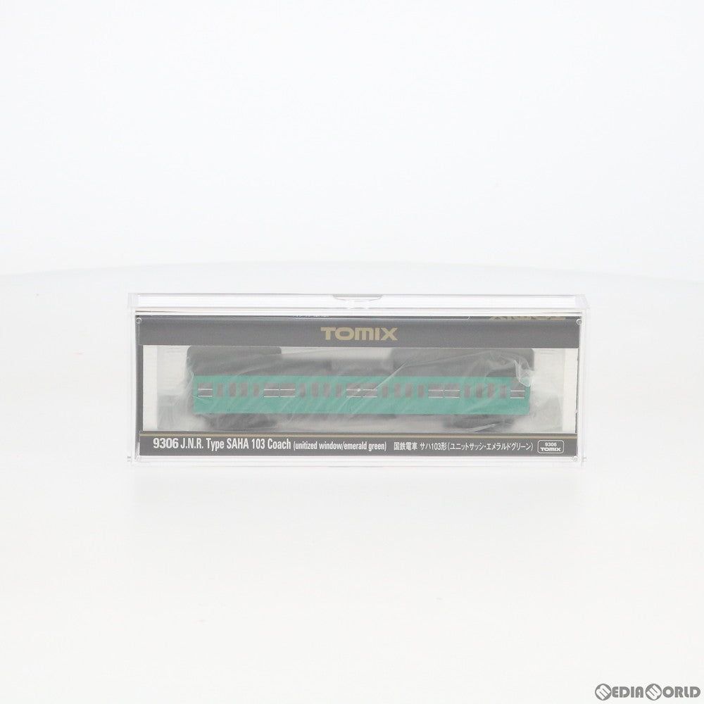 【中古即納】[RWM] (再販) 9306 国鉄電車 サハ103形(ユニットサッシ・エメラルドグリーン) (動力無し) Nゲージ 鉄道模型 TOMIX(トミックス) (20180201)