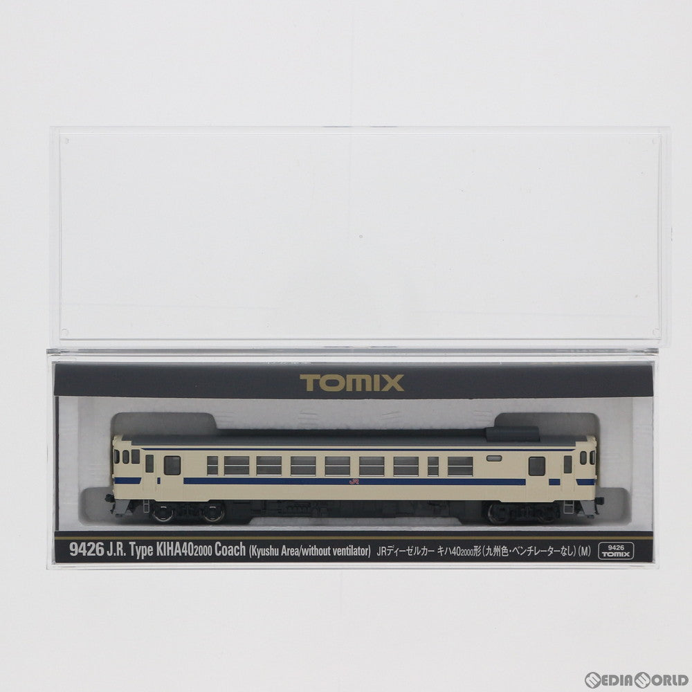 【中古即納】[RWM] 9426 JRディーゼルカー キハ40-2000形(九州色・ベンチレーターなし) (M) (動力付き) Nゲージ 鉄道模型 TOMIX(トミックス) (20180301)