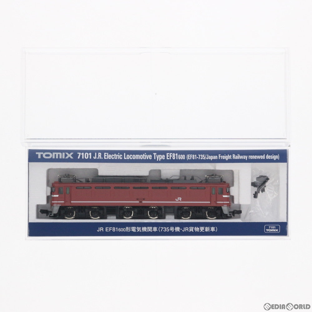 【中古即納】[RWM] 7101 JR EF81-600形電気機関車(735号機・JR貨物更新車) (動力付き) Nゲージ 鉄道模型 TOMIX(トミックス) (20180421)
