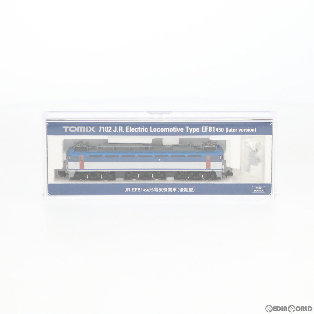 【中古即納】[RWM] 7102 JR EF81-450形電気機関車(後期型) (動力付き) Nゲージ 鉄道模型 TOMIX(トミックス) (20180624)