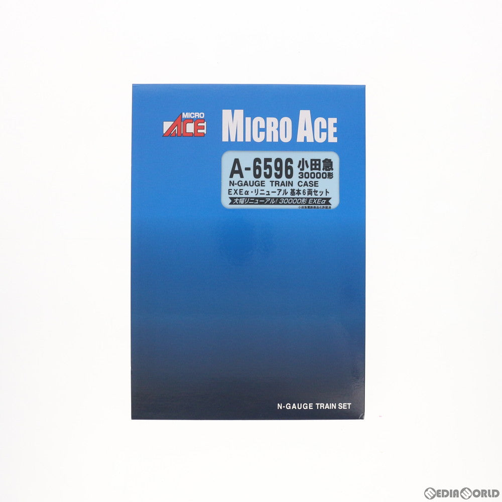 【中古即納】[RWM] A6596 小田急30000形 EXEα リニューアル 基本6両セット(動力付き) Nゲージ 鉄道模型 MICRO ACE(マイクロエース) (20190727)