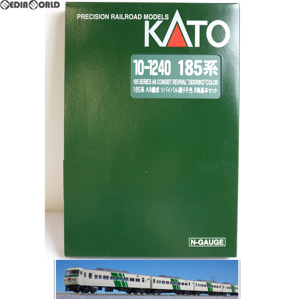 【中古即納】[RWM] 10-1240 185系 A8編成 リバイバル踊り子色 8両基本セット Nゲージ 鉄道模型 KATO(カトー) (20141213)