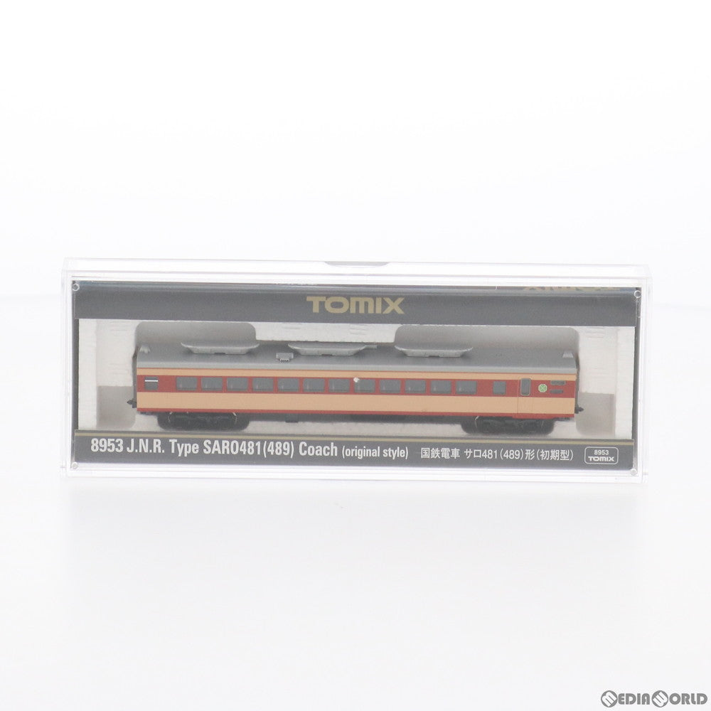 【中古即納】[RWM] 8953 国鉄電車 サロ481(489) 形(初期型) (動力無し) Nゲージ 鉄道模型 TOMIX(トミックス) (20180630)