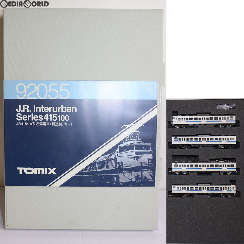 【中古即納】[RWM] 92055 国鉄 415-100系 近郊電車(新塗装) セット(4両) Nゲージ 鉄道模型 TOMIX(トミックス) (20001231)