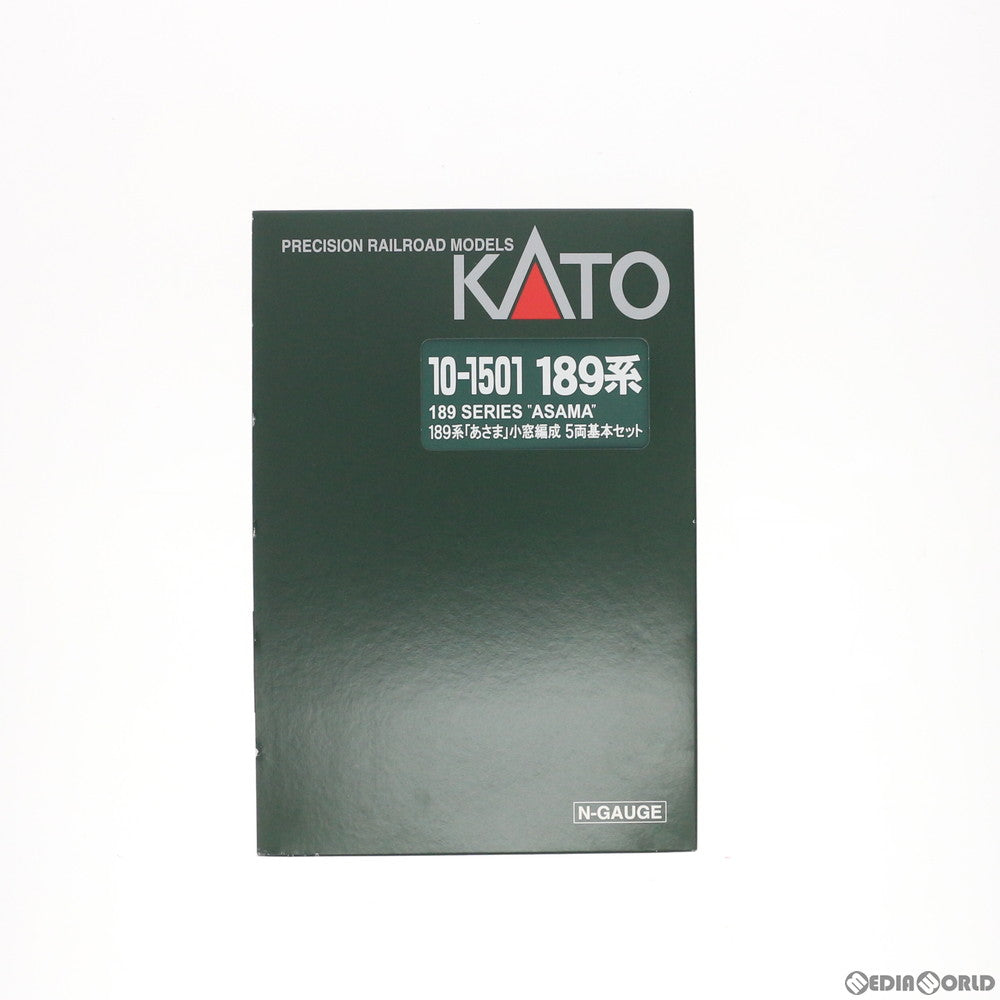 【中古即納】[RWM] 10-1501 189系「あさま」小窓編成 5両基本セット(動力付き) Nゲージ 鉄道模型 KATO(カトー) (20180802)