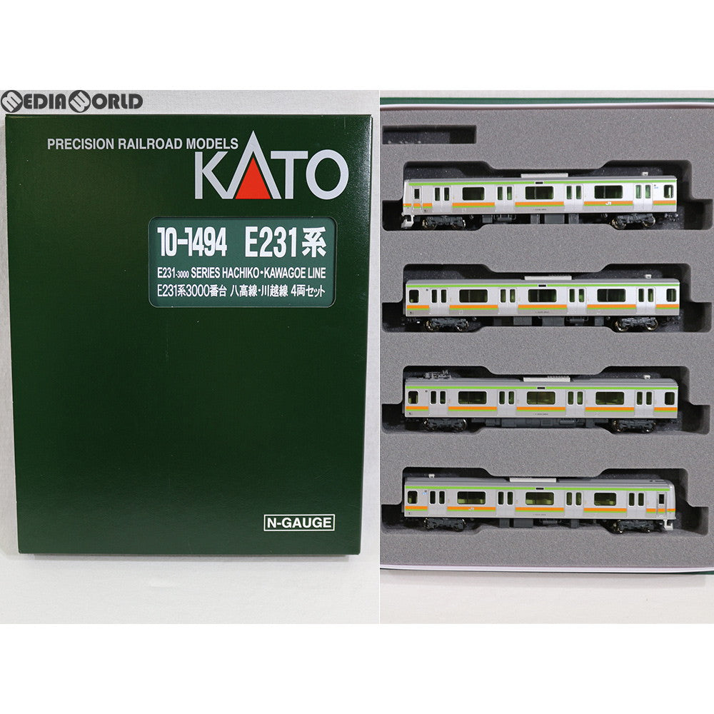 【中古即納】[RWM] 10-1494 E231系3000番台 八高線・川越線 4両セット Nゲージ 鉄道模型 KATO(カトー) (20180901)