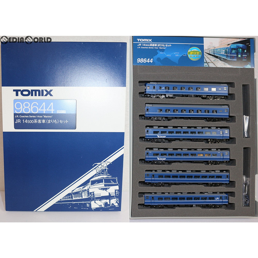 【中古即納】[RWM] 98644 JR 14-500系客車(まりも) セット(6両) Nゲージ 鉄道模型 TOMIX(トミックス) (20180922)