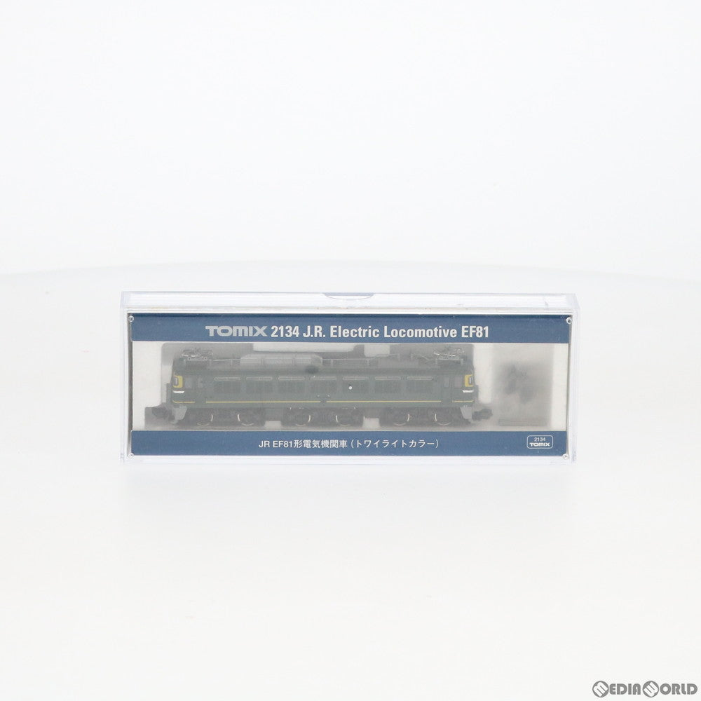 【中古即納】[RWM] 2134 JR EF81形電気機関車(トワイライトカラー) (動力付き) Nゲージ 鉄道模型 TOMIX(トミックス) (20010116)