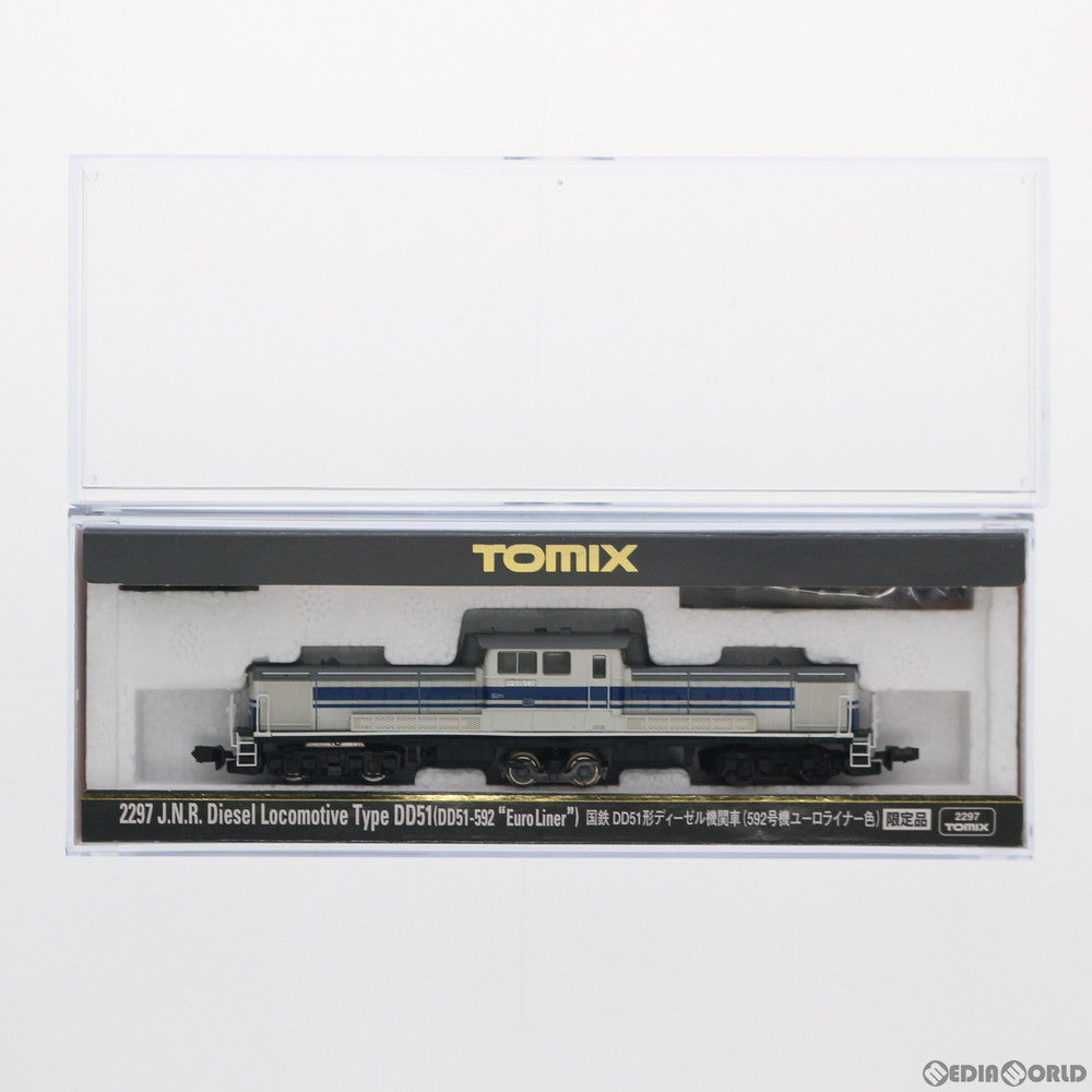 【中古即納】[RWM] 2297 限定品 国鉄 DD51形ディーゼル機関車(592号機ユーロライナー色) (動力付き) Nゲージ 鉄道模型 TOMIX(トミックス) (20040930)
