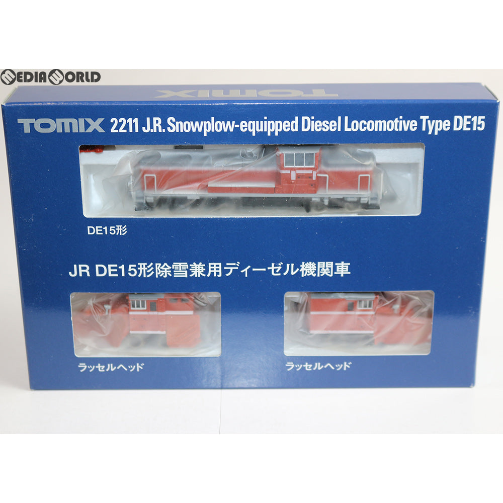 【中古即納】[RWM] 2211 JR DE15形 除雪兼用ディーゼル機関車 Nゲージ 鉄道模型 TOMIX(トミックス) (20060530)