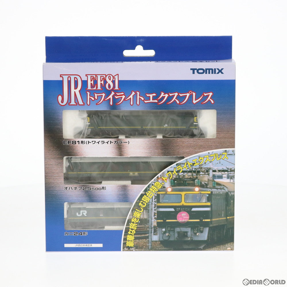 【中古即納】[RWM] 92240 JR EF81 トワイライトエクスプレス 基本3両セット(動力付き) Nゲージ 鉄道模型 TOMIX(トミックス) (20081030)