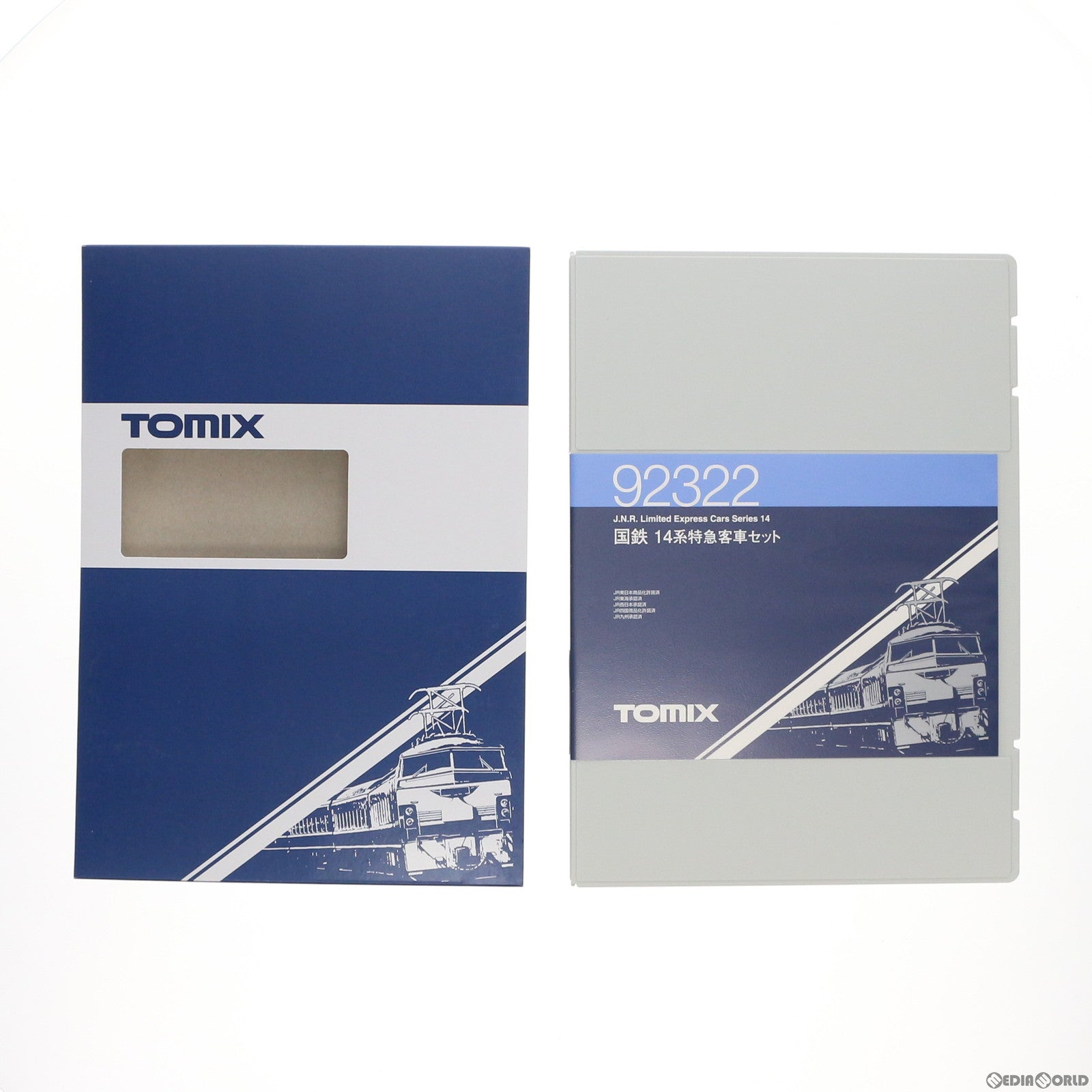 【中古即納】[RWM] 92322 国鉄 14系特急客車 4両セット(動力無し) Nゲージ 鉄道模型 TOMIX(トミックス) (20100130)