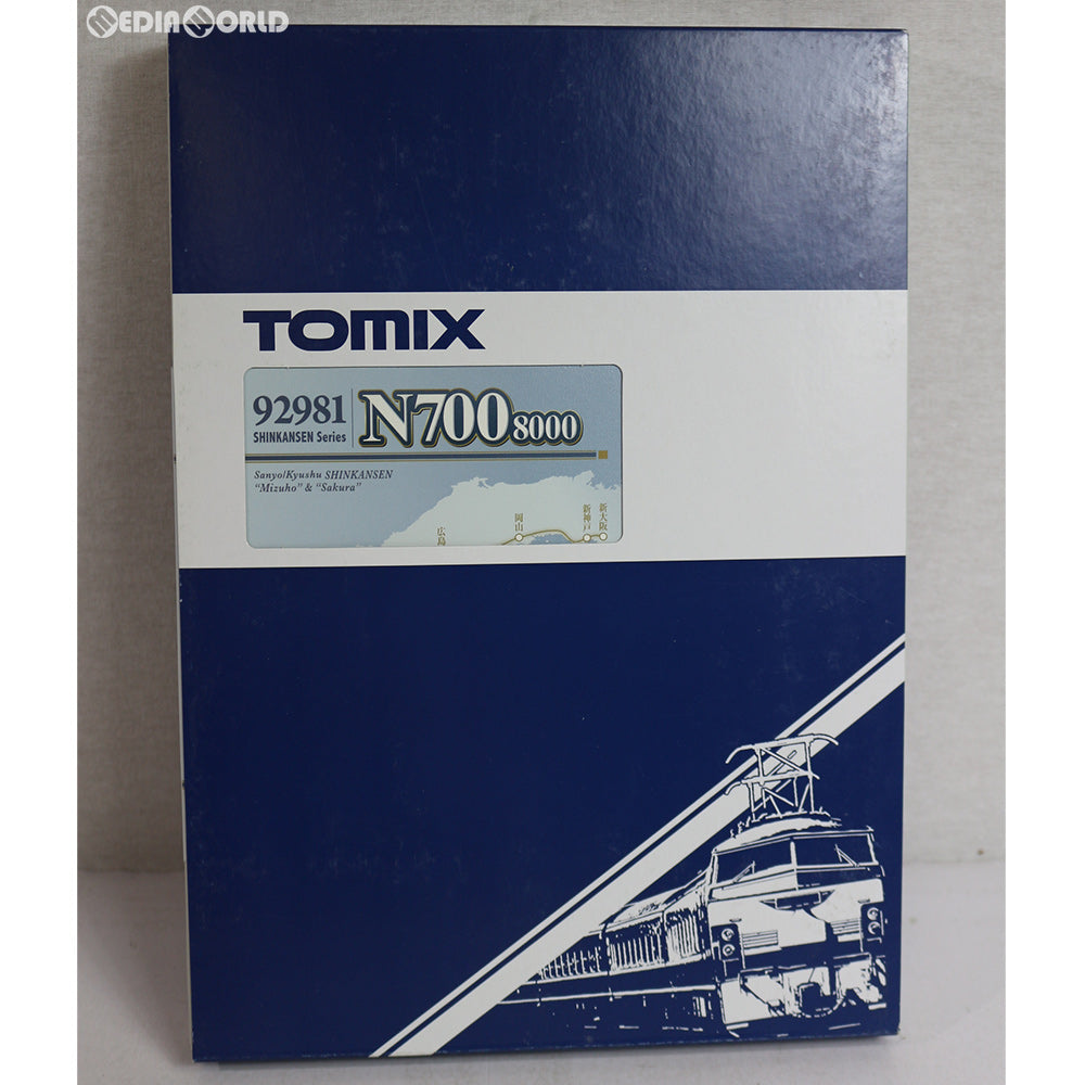 【中古即納】[RWM] 92981 限定品 JR N700-8000系 山陽・九州新幹線(R2編成) 8両セット Nゲージ 鉄道模型 TOMIX(トミックス) (20110330)
