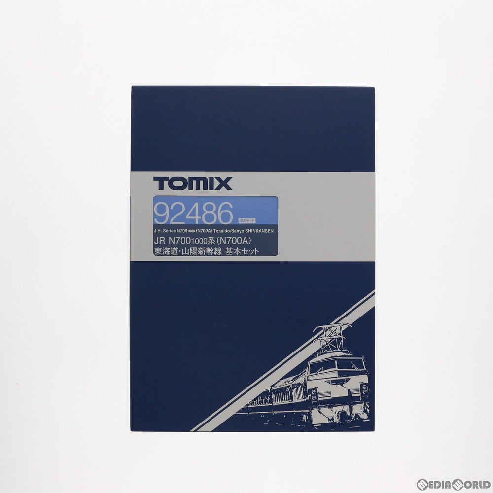 【中古即納】[RWM] 92486 JR N700-1000系(N700A) 東海道・山陽新幹線 基本4両セット(動力付き) Nゲージ 鉄道模型 TOMIX(トミックス) (20130930)