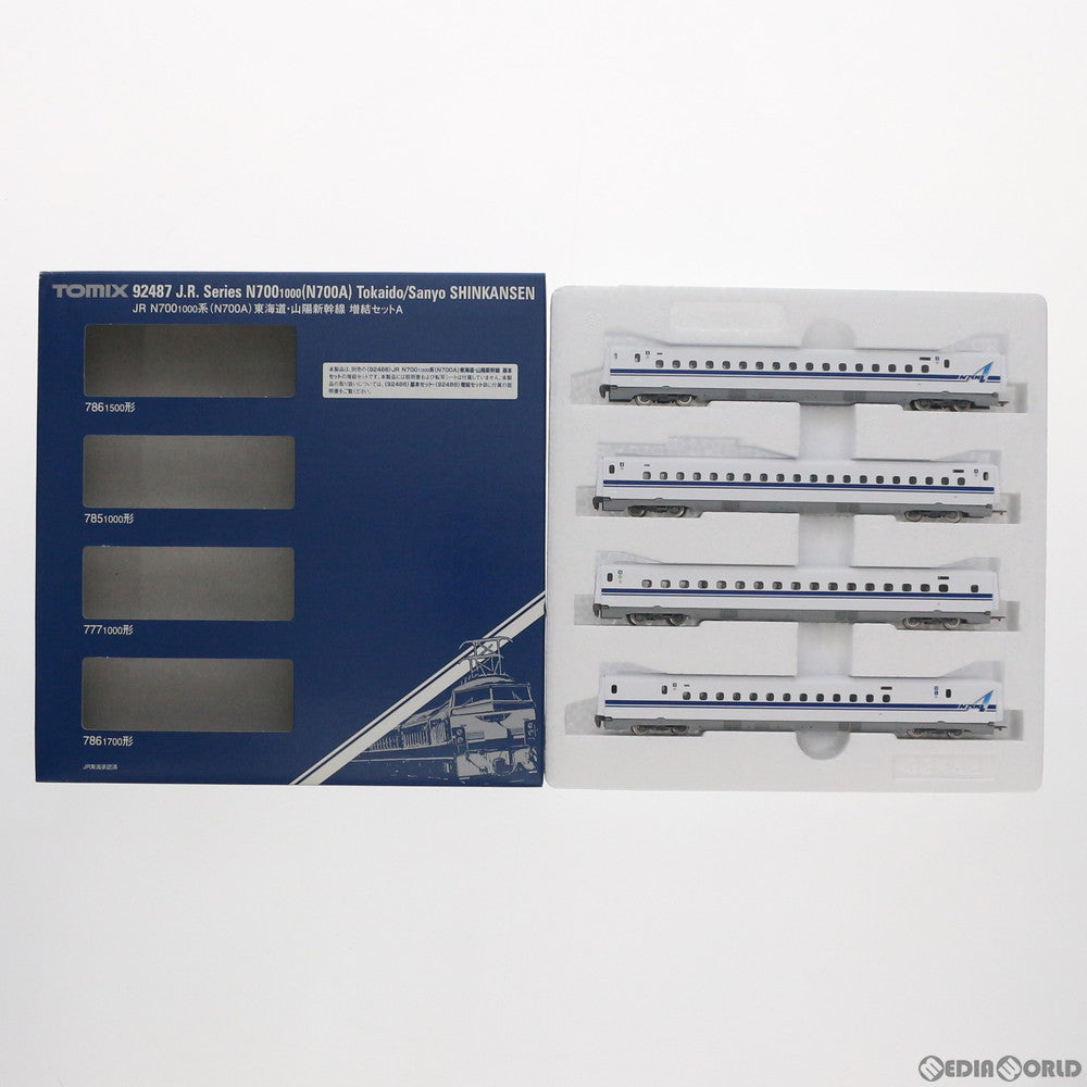 【中古即納】[RWM] 92487 JR N700-1000系(N700A) 東海道・山陽新幹線 増結セットA(4両) (動力無し) Nゲージ 鉄道模型 TOMIX(トミックス) (20130930)