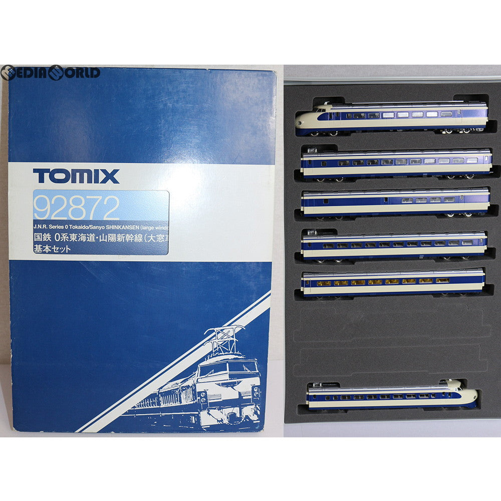 【中古即納】[RWM] 92872 国鉄 0系東海道・山陽新幹線(大窓車・初期型) 基本セット(6両) Nゲージ 鉄道模型 TOMIX(トミックス) (20140731)