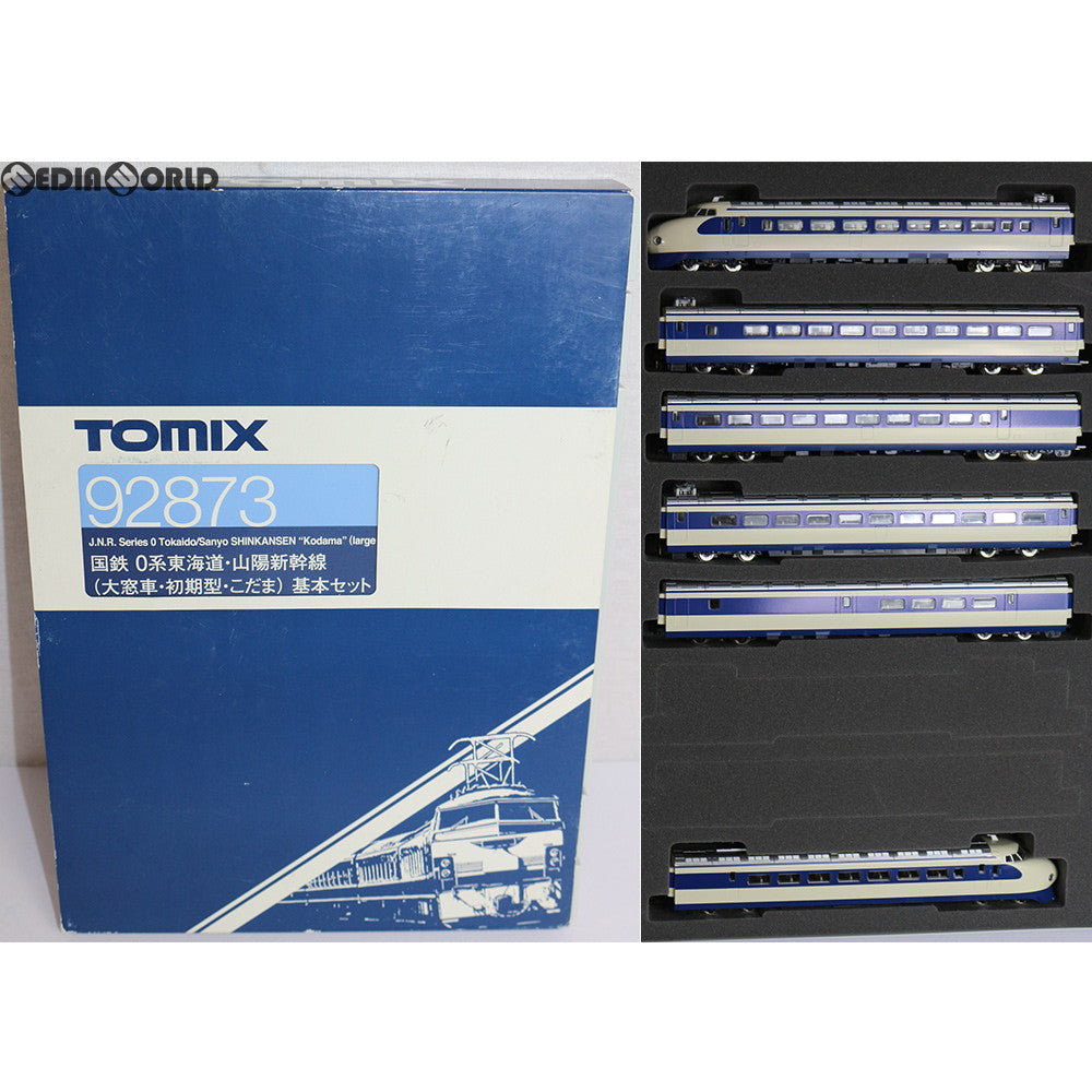 【中古即納】[RWM] 92873 国鉄 0系東海道・山陽新幹線(大窓車・初期型・こだま) 基本セット(6両) Nゲージ 鉄道模型 TOMIX(トミックス) (20140731)