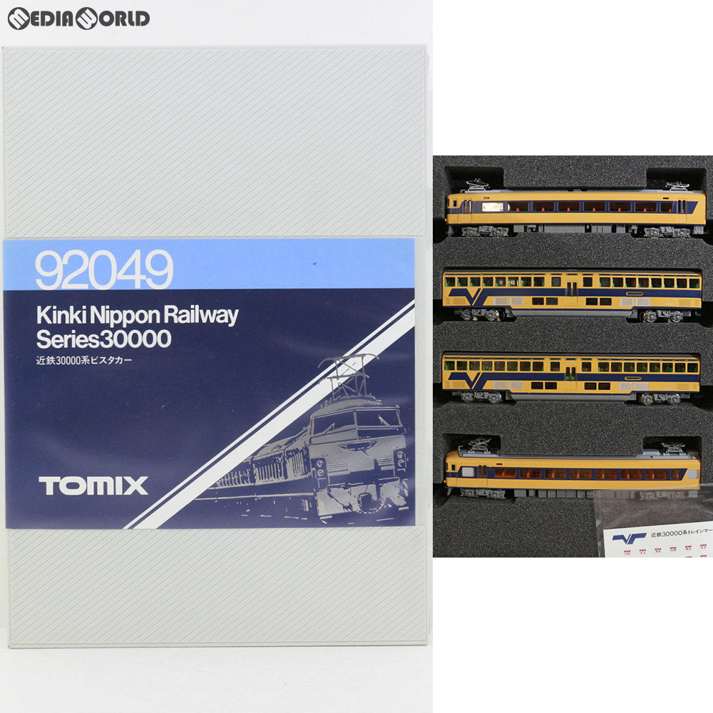 【中古即納】[RWM] 92049 近鉄 30000系 ビスタカー 4両セット Nゲージ 鉄道模型 TOMIX(トミックス) (20060530)