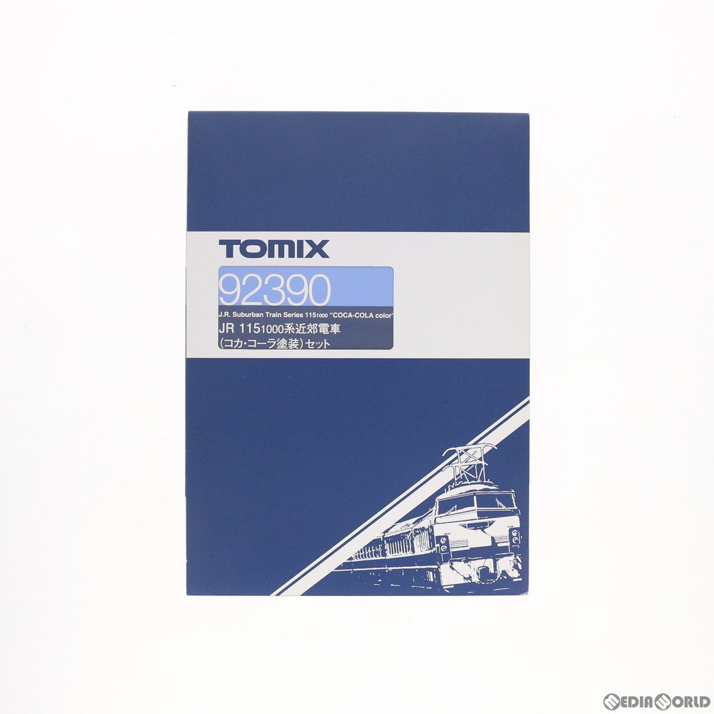 【中古即納】[RWM] 92390 JR 115-1000系近郊電車(コカ・コーラ塗装) 3両セット(動力付き) Nゲージ 鉄道模型 TOMIX(トミックス) (20100530)